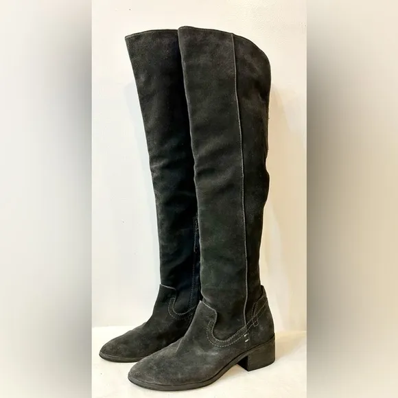 Dolce Vita Kitt Over The Knee Boots in Dark Gray Size 9