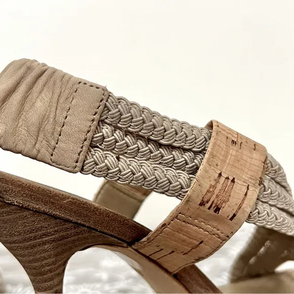 Donald J. Pliner Braided Natural Heels