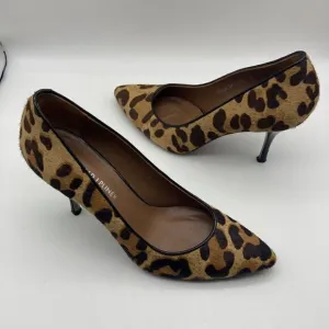 Donald J Pliner Calf Hair Cheetah Print Pump Size 7,5M Made in Spain