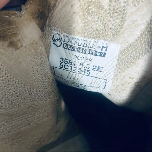Double H Brown and Brown Cowboy Western Boots