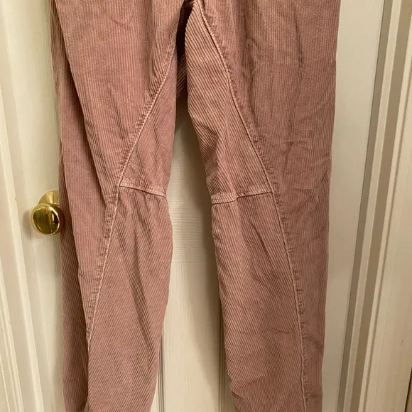 Dr Collectors Hollywood Teddy Corduroy Pants Dusty Rose Button Fly Streetwear