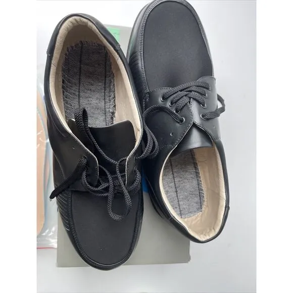 Dr Comfort 718-4E, Men’s Duel-depth Leather/ Lycro Shoes Size 15 (A108)