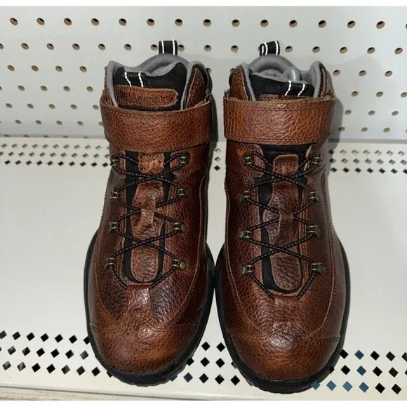 Dr. Comfort Ranger Mens Leather Orthopedic Diabetic Hiking Work Boots Size 8 XW