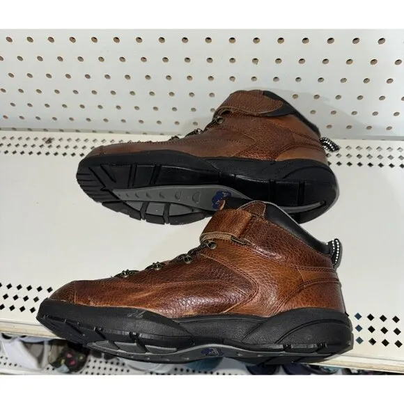 Dr. Comfort Ranger Mens Leather Orthopedic Diabetic Hiking Work Boots Size 8 XW