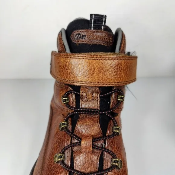 Dr. Comfort Ranger Work Orthopedic Boots Leather Chestnut Men's Shoe Size 11.5XW