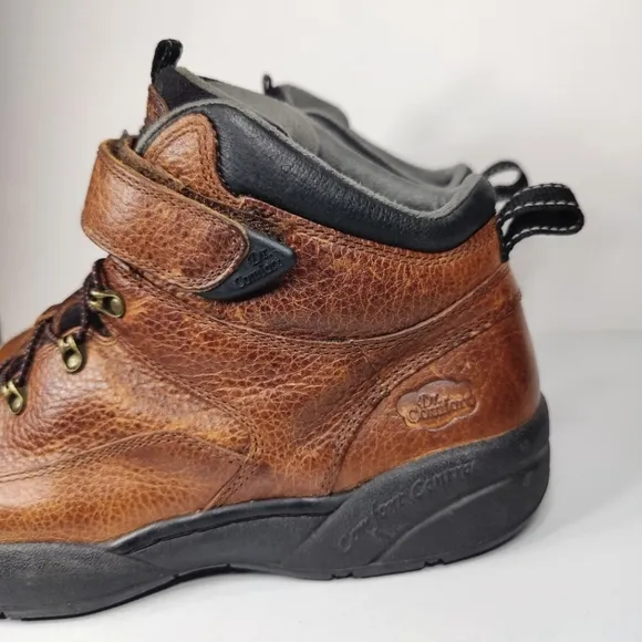 Dr. Comfort Ranger Work Orthopedic Boots Leather Chestnut Men's Shoe Size 11.5XW