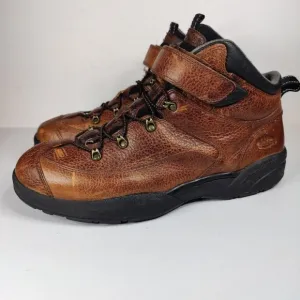 Dr. Comfort Ranger Work Orthopedic Boots Leather Chestnut Men's Shoe Size 11.5XW