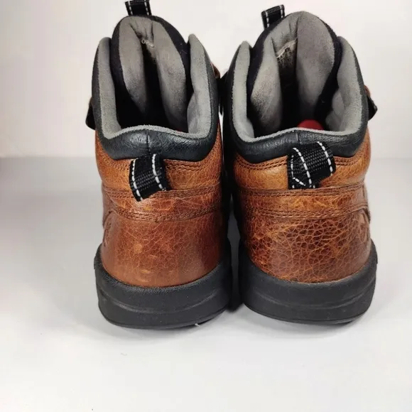 Dr. Comfort Ranger Work Orthopedic Boots Leather Chestnut Men's Shoe Size 11.5XW