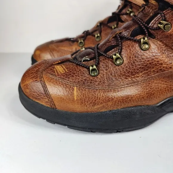 Dr. Comfort Ranger Work Orthopedic Boots Leather Chestnut Men's Shoe Size 11.5XW