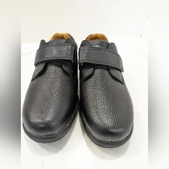 Dr. Comfort William-X Double Depth leather orthopedic diabetic black shoes 8.5W