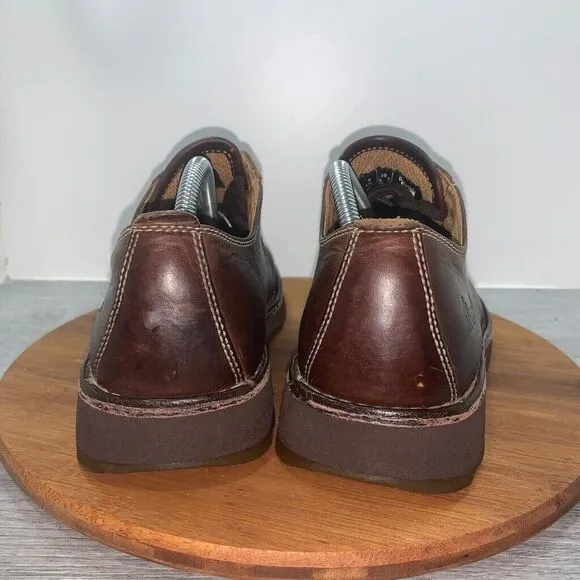 Dr. Doc Martens Chunky Oxford Mens 10 Low Shoes Brown Leather Air Wair 2B51