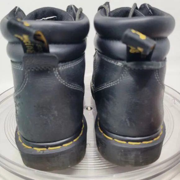Dr. Doc Martens Work Boot Lace Up AirWair AW004 Shoes Mens 12 Oil/Slip Resistant