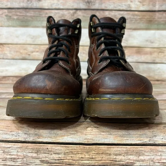 Dr. Martens 12307 Brown Leather Mid Boots