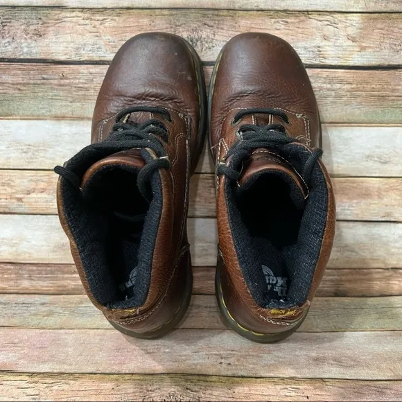 Dr. Martens 12307 Brown Leather Mid Boots
