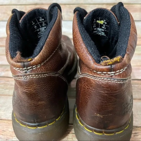 Dr. Martens 12307 Brown Leather Mid Boots