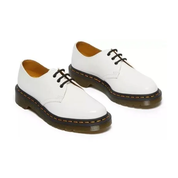 Dr. Martens 1461 Bex Smooth Oxford White Patent Leather New Sz 8