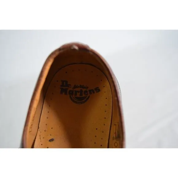 Dr. Martens 1461 Leather Cherry Red Oxford Slip Resistant Shoes Men Sz 9