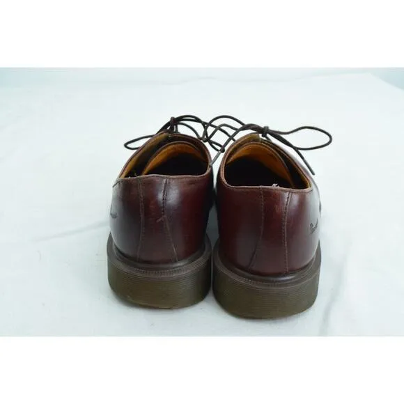 Dr. Martens 1461 Leather Cherry Red Oxford Slip Resistant Shoes Men Sz 9