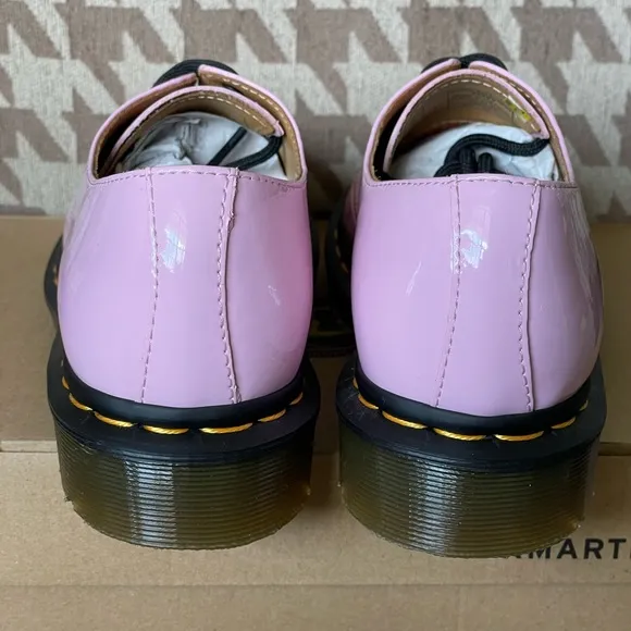 Dr. Martens 1461 Pale Pink Patent Lamper Oxford Shoes