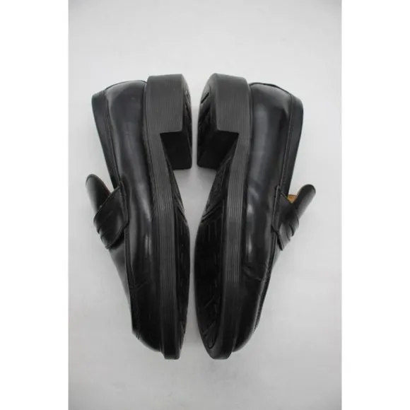 Dr. Martens 8570 Men Size UK 6 Black Leather Shoes Oxford Comfort Slip on Shoes