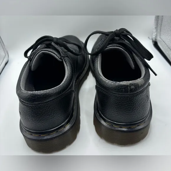 Dr Martens Ashfeld Men's Black Pebbled Leather Oxford Shoes Size 10 Chunky