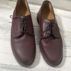 Dr. Martens AW501 Slip Resistant Leather Lace-Up Oxford Shoes Brown Size 11