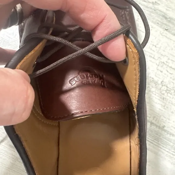 Dr. Martens AW501 Slip Resistant Leather Lace-Up Oxford Shoes Brown Size 11