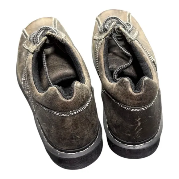 Dr. Martens Drake Brown Leather Casual Shoes Y2K Mens Size 11 Buckle Chunky