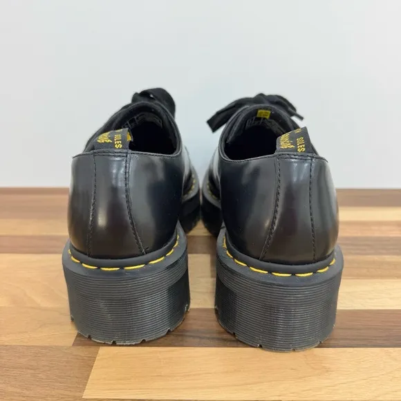 {Dr. Martens} Holly Leather Platform Oxfords chunky Leather Womens Sz US 10 L