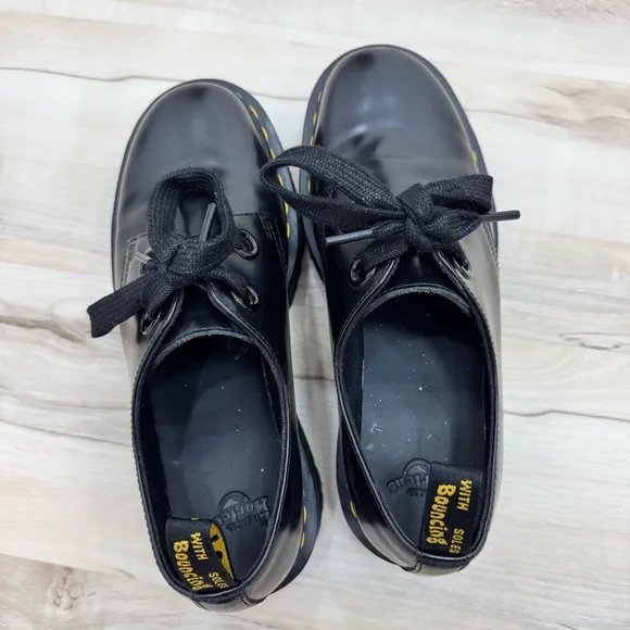 {Dr. Martens} Holly Leather Platform Oxfords chunky Leather Womens Sz US 10 L