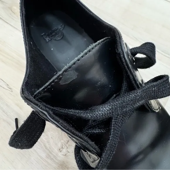 {Dr. Martens} Holly Leather Platform Oxfords chunky Leather Womens Sz US 10 L