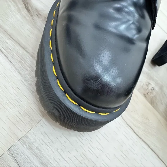 {Dr. Martens} Holly Leather Platform Oxfords chunky Leather Womens Sz US 10 L