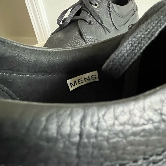 Dr. Martens Industrial Hampshire Black Leather Oxford Shoes Slip Resista…