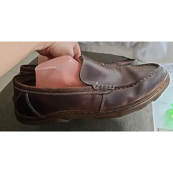Dr. Martens Jacob Brown Leather Loafer Slip On Casual Shoes Men's Size 13M
