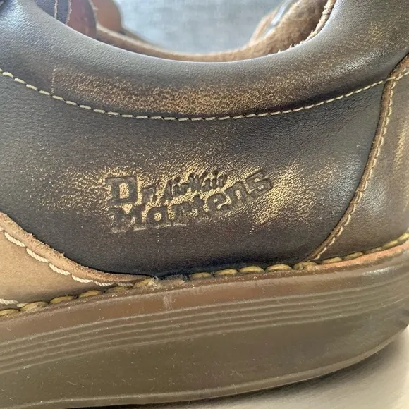Dr Martens Leather Lace-up Oxford shoes Y2k DM Chunky hipster Docs UK5 M6 W7