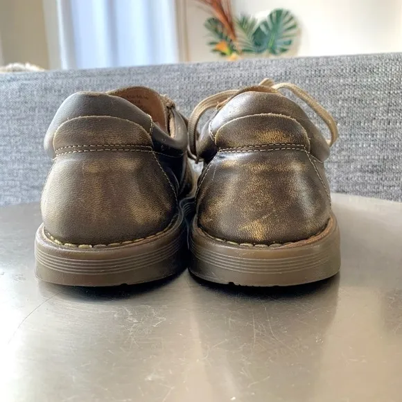 Dr Martens Leather Lace-up Oxford shoes Y2k DM Chunky hipster Docs UK5 M6 W7