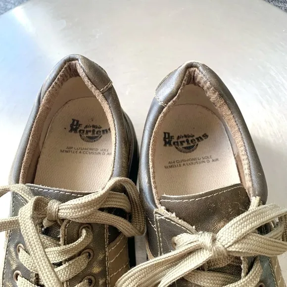 Dr Martens Leather Lace-up Oxford shoes Y2k DM Chunky hipster Docs UK5 M6 W7