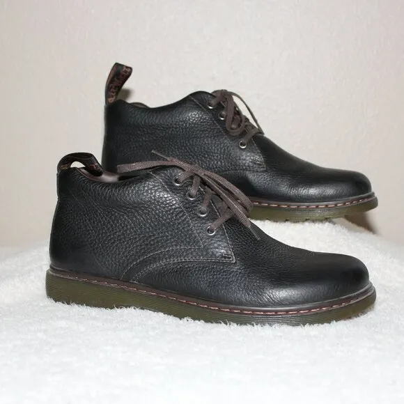 Dr. Martens Mens Barnie Black Grizzly Chukka Boots Shoes Size 12