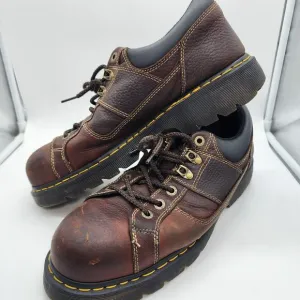 Dr. Martens SPT/80S Gunby ST Steel Toe Shoes 14 Slip Resistant EH Work Brown