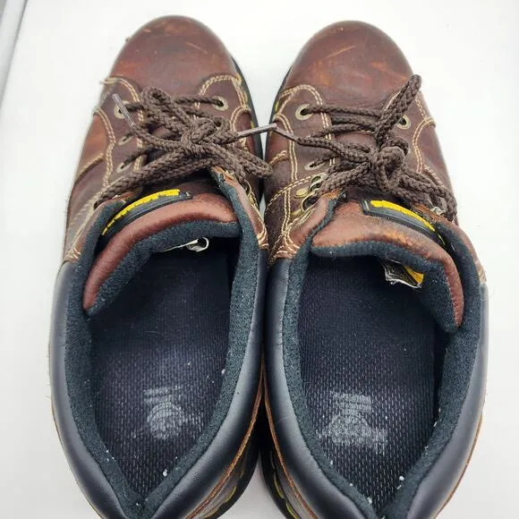 Dr. Martens SPT/80S Gunby ST Steel Toe Shoes 14 Slip Resistant EH Work Brown