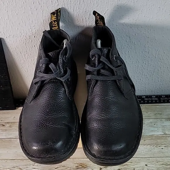 Dr. Martens Industrial SUSSEX Black Leather 3i Chukka Work Boots W9 M8 UK‎ 7