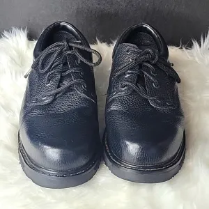DR. SCHOLL'S Harrington II Black Safety Shoes/Dress Shoes 8.5