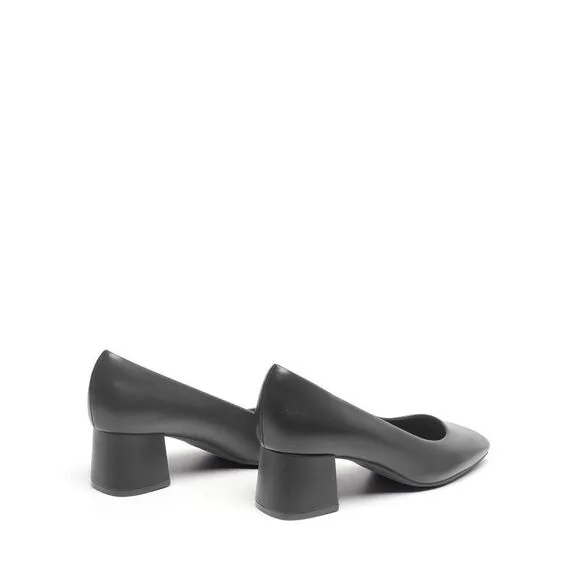 Dream Pairs Women's Low Chunky Heels Square Toe Pumps Comfortable Slip On Dress