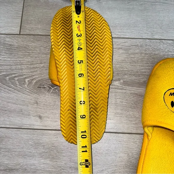 Drew House × Justin Bieber Mascot Slippers in Golden Yellow size S/M Unisex