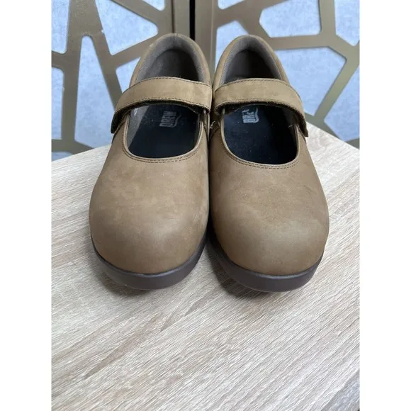 Drew Mary Jane Diabetic Orthopedic Shoes Slip On Comfort Suede Leather Sz 9 M