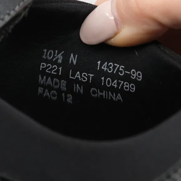Drew Rose Womens Black Leather Mary Jane Orthopedic Diabetic Shoes Sz 10.5