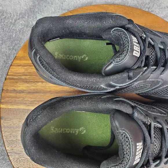 Drew Shoes Women 11.5 Extra Wide Black Leather Flare Orthopedic Walking Sneakers