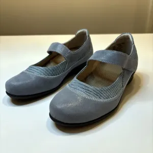 Drew Women's Mary Jane Genoa Blue Leather Orthopedic Shoes Sandals US Size 6.5 M
