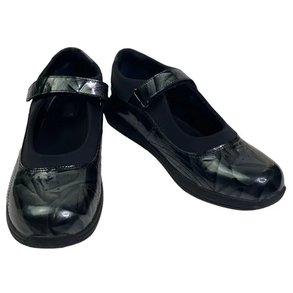 Drew Women’s Orthopedic Leather Metallic Mary Jane Comfort Shoes