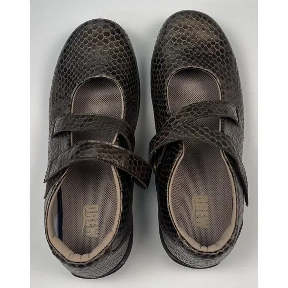 DREW Womens US 9.5 WW Orchid Nappa Bronze Orthopedic SHOES 14370-7F NWOB NEW